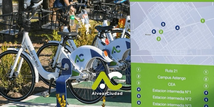 Imagen de Alvear ampl&iacute;a el sistema de bicicletas p&uacute;blicas con nuevas estaciones y m&aacute;s horarios