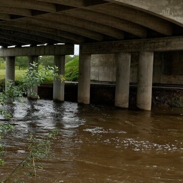 Fotograf&iacute;a de archivo del arroyo Ludue&ntilde;a de Rosario. (Alan Monz&oacute;n)