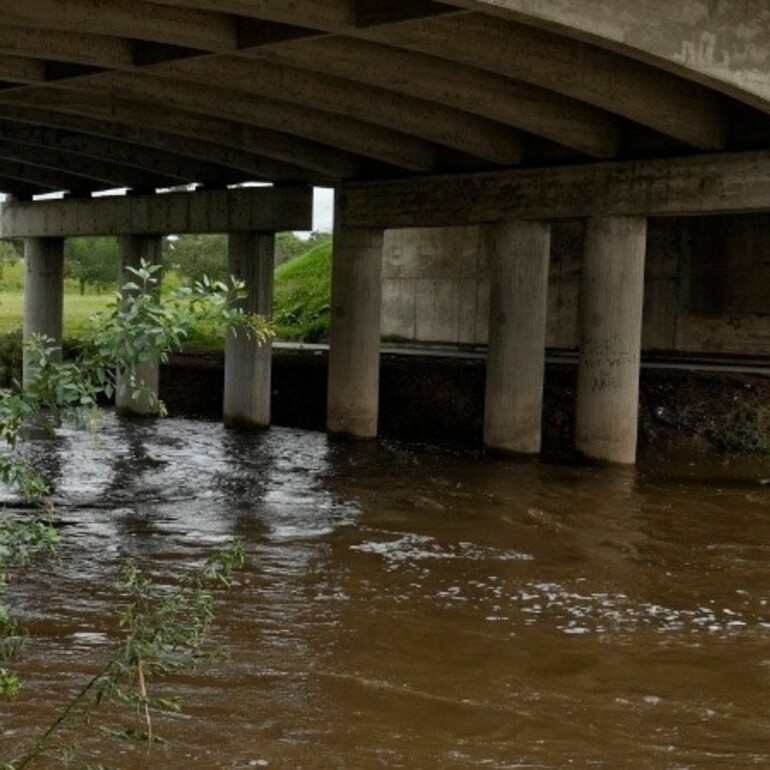 Fotograf&iacute;a de archivo del arroyo Ludue&ntilde;a de Rosario. (Alan Monz&oacute;n)