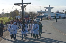 Imagen de Los Portacristos de Arroyo Seco participaron de la 31&ordf; Peregrinaci&oacute;n Rosario�San Nicol&aacute;s