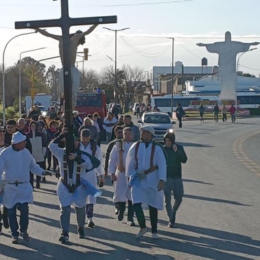 Imagen de Los Portacristos de Arroyo Seco participaron de la 31&ordf; Peregrinaci&oacute;n Rosario�San Nicol&aacute;s