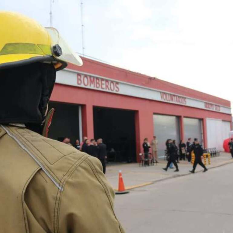 Imagen de Bomberos Voluntarios de Arroyo Seco se suman al sirenazo nacional