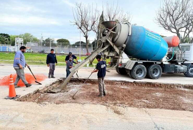 Imagen de Avanzan las obras de repavimentaci&oacute;n en Empalme Villa Constituci&oacute;n