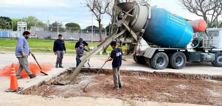 Imagen de Avanzan las obras de repavimentaci&oacute;n en Empalme Villa Constituci&oacute;n