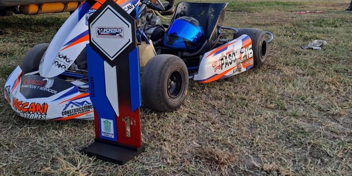 Imagen de Bordino y Renzi, protagonistas en el Karting del Centro