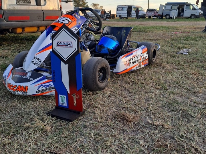 Imagen de Bordino y Renzi, protagonistas en el Karting del Centro