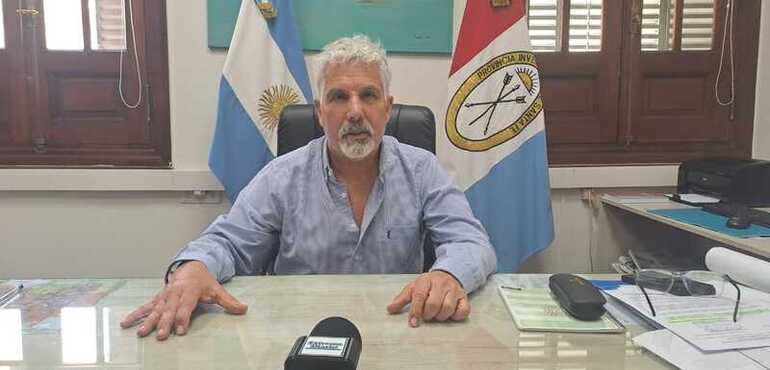 Jorge Berti en su despacho durante la entrevista para ED