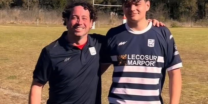 Imagen de Joaqu&iacute;n Mart&iacute;n e Iv&aacute;n Sleiman, orgullo de Talleres en el seleccionado rosarino M16 en Rugby