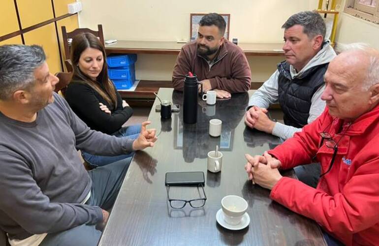 Dami&aacute;n Andreoli en su encuentro con los concejales.