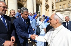 Imagen de El senador Germ&aacute;n Giacomino fue recibido por el Papa Le&oacute;n XIV en el Vaticano