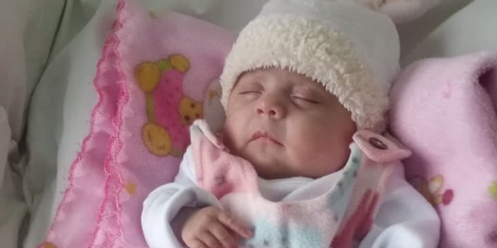 La peque&ntilde;a tiene 4 meses