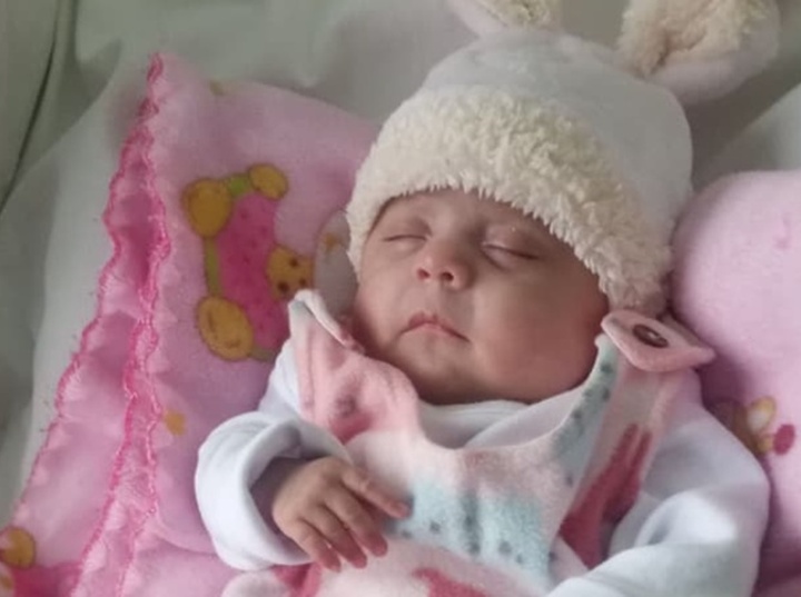 La peque&ntilde;a tiene 4 meses