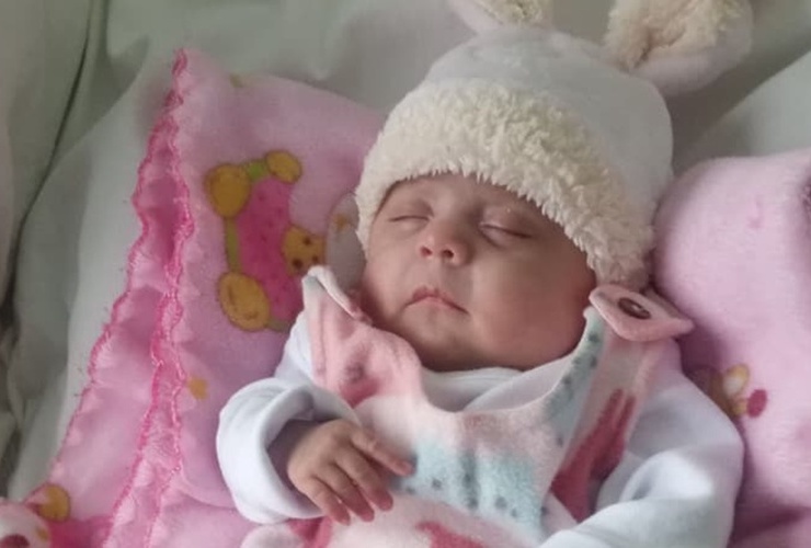 La peque&ntilde;a tiene 4 meses