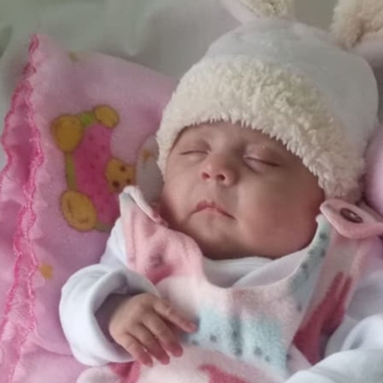 La peque&ntilde;a tiene 4 meses