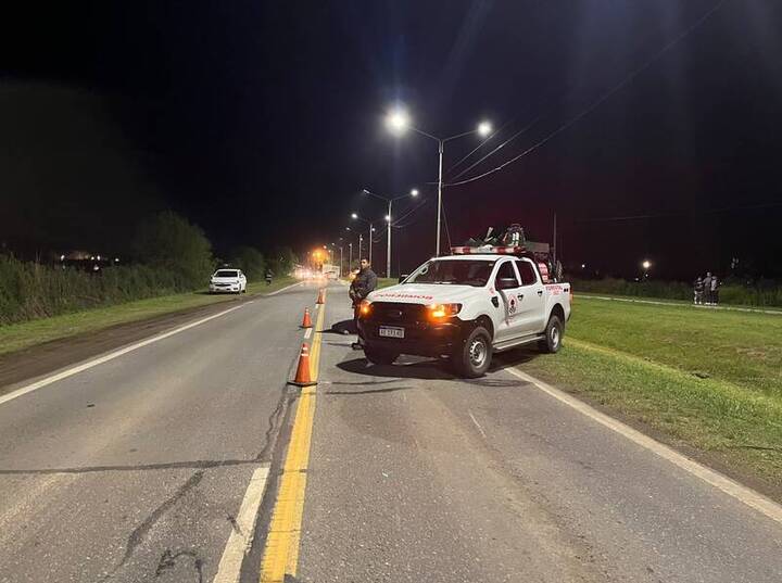 Imagen de Siniestro vial sobre Ruta 21: Un motociclista fallecido