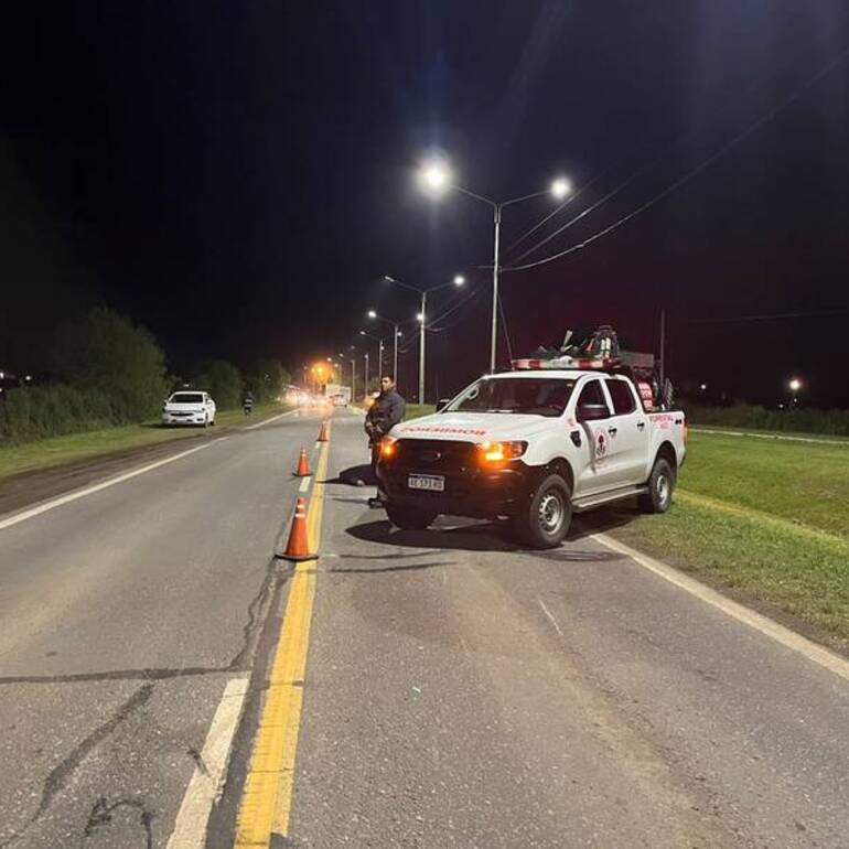 Imagen de Siniestro vial sobre Ruta 21: Un motociclista fallecido