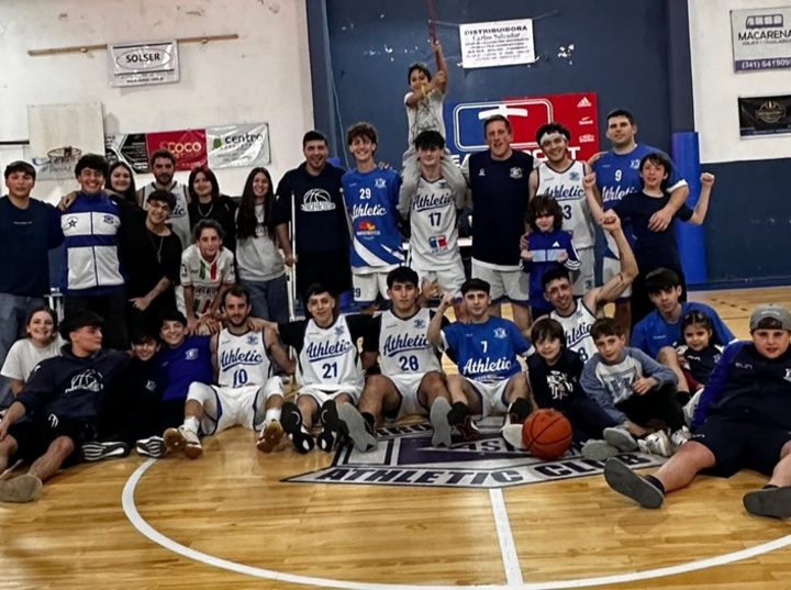 Imagen de Athletic volvi&oacute; a ganar en b&aacute;squet y alcanz&oacute; su vig&eacute;simo triunfo en la Asociaci&oacute;n Rosarina