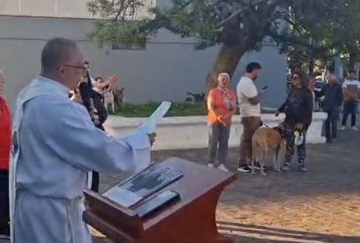 Imagen de Arroyo Seco vivi&oacute; la tradicional bendici&oacute;n de las mascotas en la Parroquia La Asunci&oacute;n