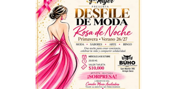 Imagen de �Rosa de Noche�: moda, arte y solidaridad