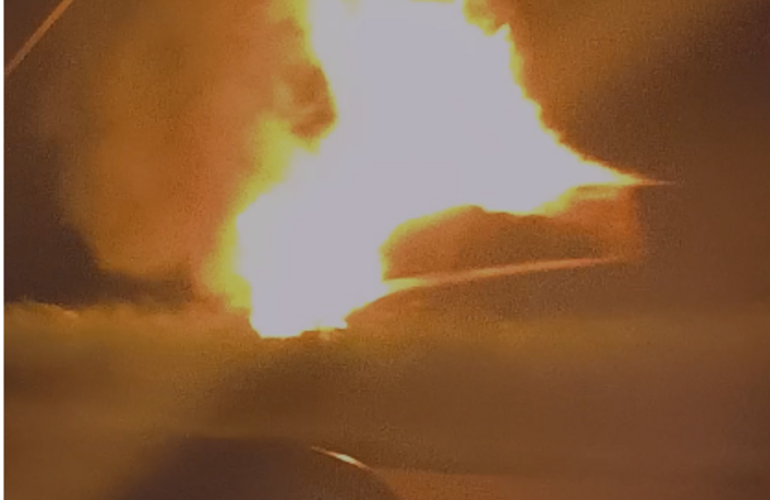 Imagen de Se incendi&oacute; un autom&oacute;vil en la banquina de la Ruta 9 a la altura de General Lagos