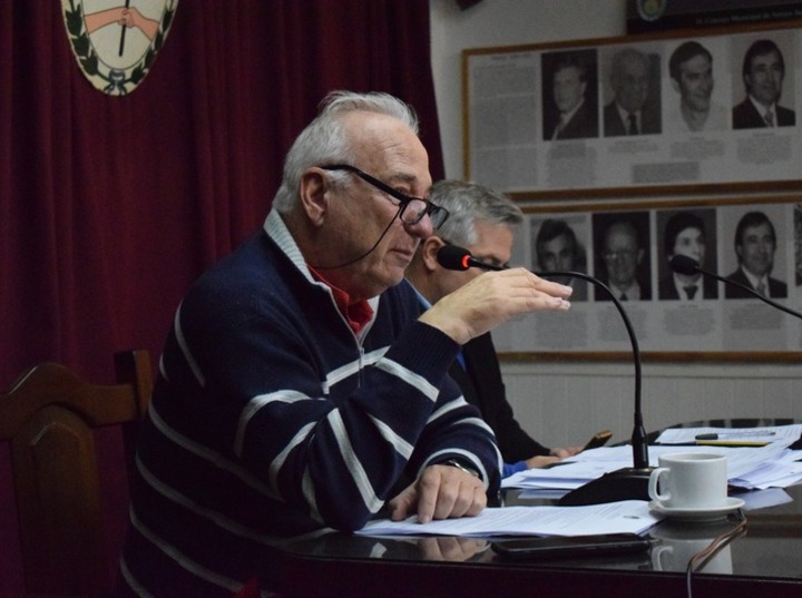 Jos&eacute; Luis Murina, presidente del Cuerpo Legislativo