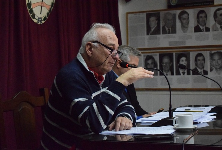 Jos&eacute; Luis Murina, presidente del Cuerpo Legislativo