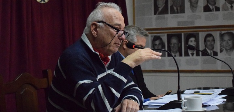Jos&eacute; Luis Murina, presidente del Cuerpo Legislativo