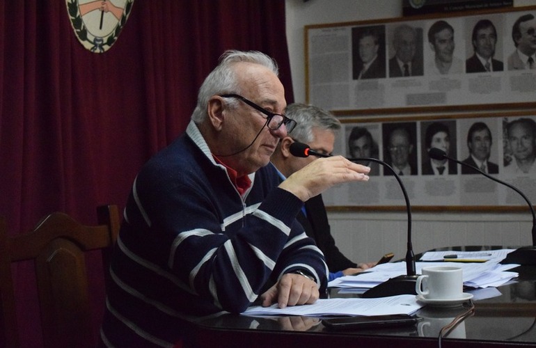 Jos&eacute; Luis Murina, presidente del Cuerpo Legislativo