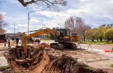 Imagen de Villa Constituci&oacute;n: avanza la obra de saneamiento del desag&uuml;e sobre avenida Presidente Per&oacute;n