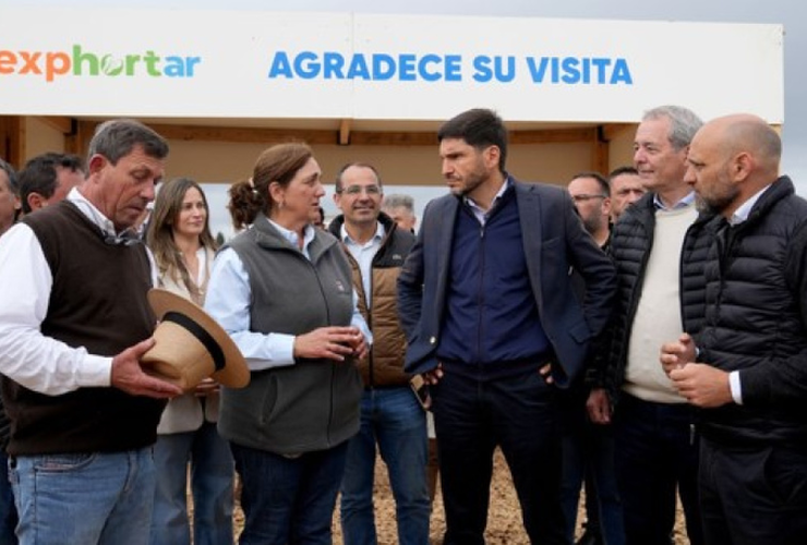 Imagen de Maximiliano Pullaro participó de ExpHortAr 2026 en Arroyo Seco y destacó el potencial exportador de la horticultura santafesina Imagen de Maximiliano Pullaro participó de ExpHortAr 2026 en Arroyo Seco y destacó el potencial exportador de la horticultura santafesina