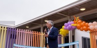 Imagen de Jorge Berti: �Hoy no inauguramos solamente un edificio; hoy abrimos una puerta al futuro�