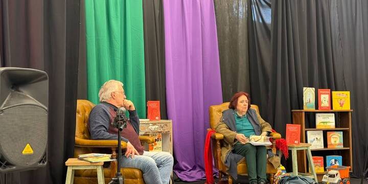 Imagen de Luis Pescetti y Chiqui Gonz&aacute;lez compartieron �Infancias imaginadas� en General Lagos