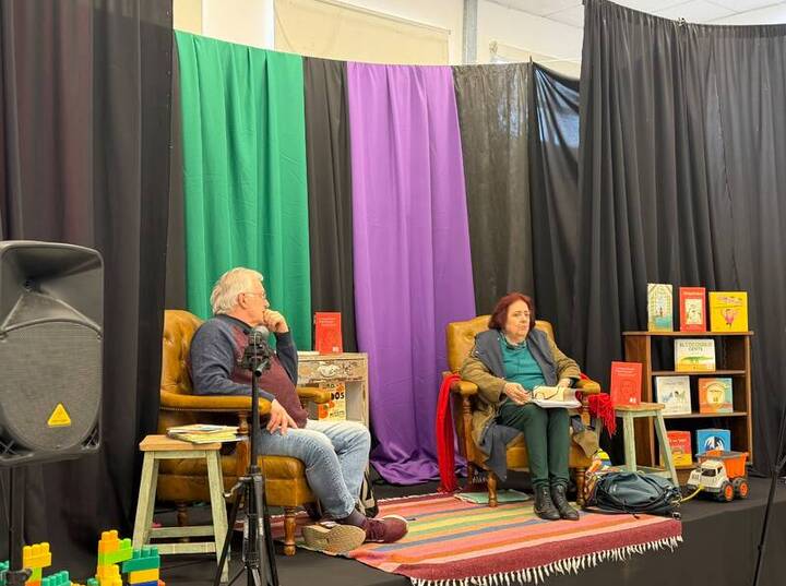 Imagen de Luis Pescetti y Chiqui Gonz&aacute;lez compartieron �Infancias imaginadas� en General Lagos