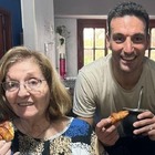 Scaloni con su mam&aacute;, Eulalia.