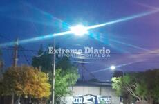El tramo de cinco cuadras ya cuenta con nueva luminaria.