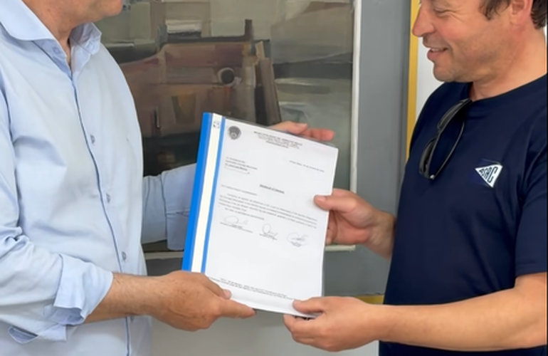 Imagen de La Municipalidad entreg&oacute; al ASAC el proyecto de ordenanza para el uso precario de un terreno que conectar&aacute; sus instalaciones