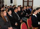 En el salón Blanco de la Casa de Gobierno en Santa Fe. Participaron 120 agentes de los cursos dictados por el Sedronar.