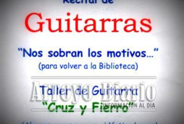 Imagen de Recital de Guitarras de la agrupación Cruz y Fierro