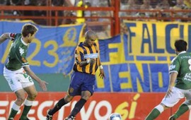 Jes&uacute;s M&eacute;ndez, en el &uacute;ltimo partido ante Ferro.