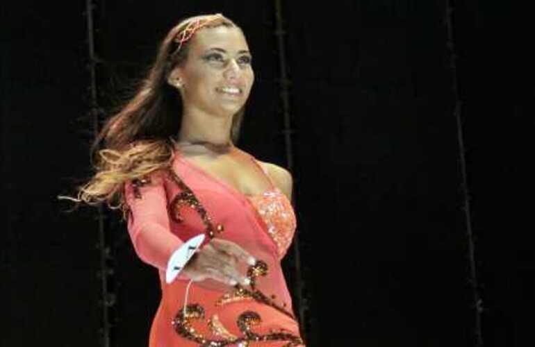 Camila Brigante, fue coronada en Colectividades. (Franco Trovato)