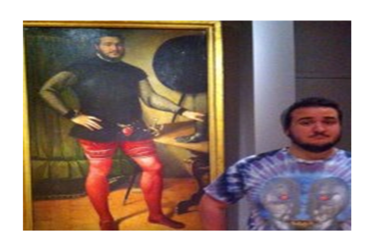 La foto del 'doble' de Max Galuppo que fue publicada en el facebook de su novia