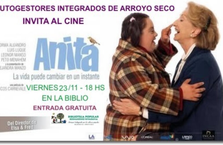 Imagen de Cine en la Biblio: Autogestores Integrados presenta "Anita"