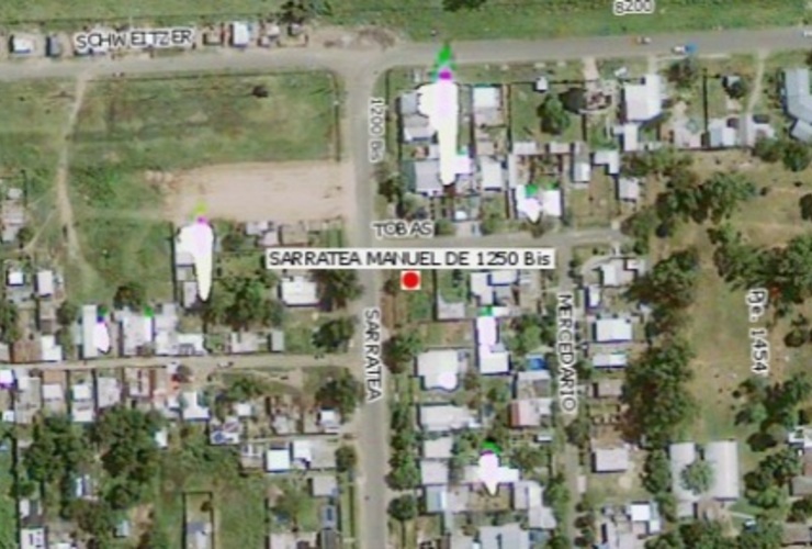El terreno está ubicado en Sarratea 1250 bis. (Infomapa)