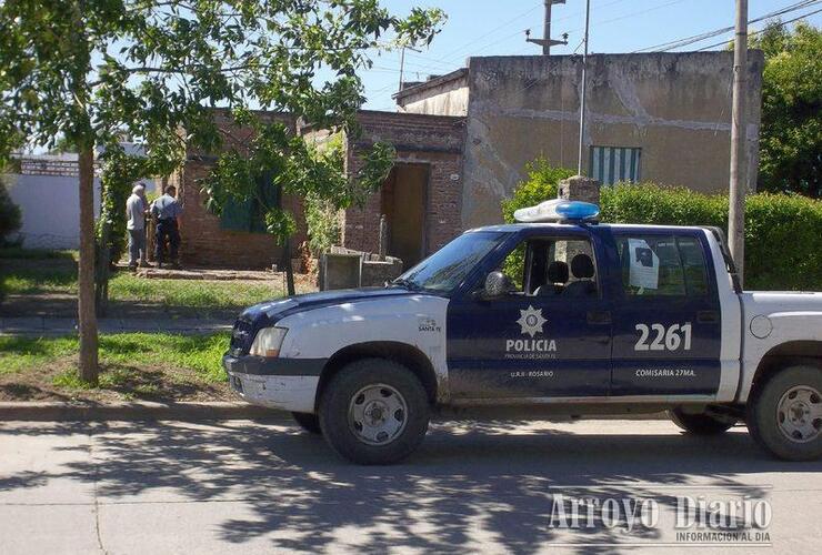 La policía estuvo en el lugar