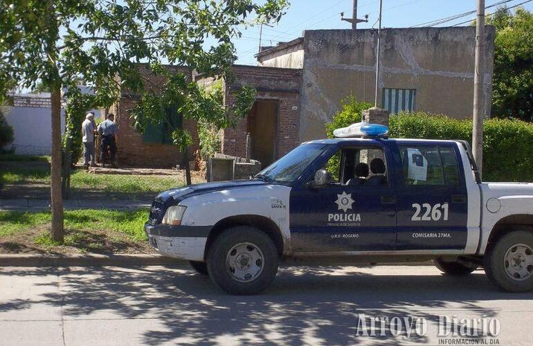 La policía estuvo en el lugar