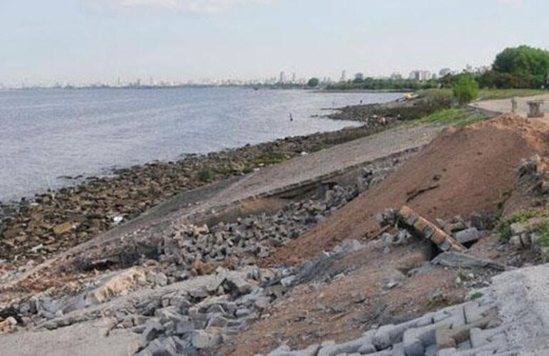 LUGAR. En la costa de Vicente López hallaron el cadáver. (Clarín-Archivo).