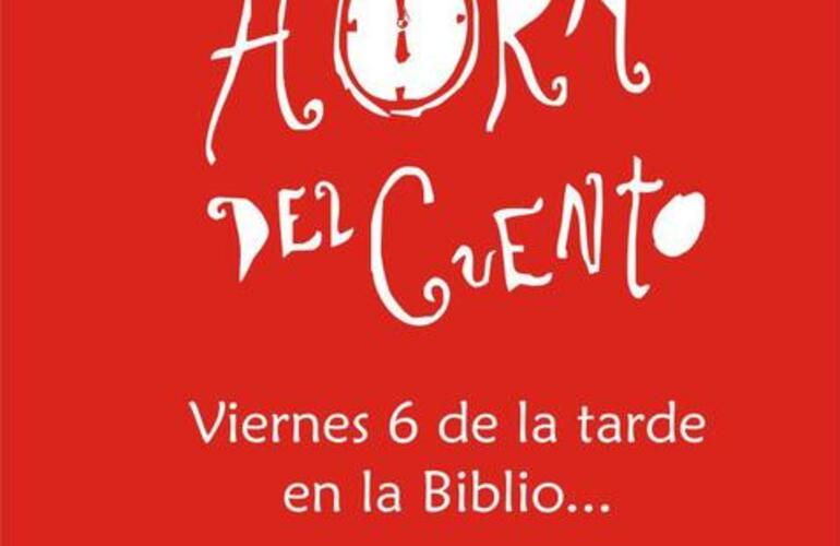 Imagen de "La hora del cuento" en la Biblio