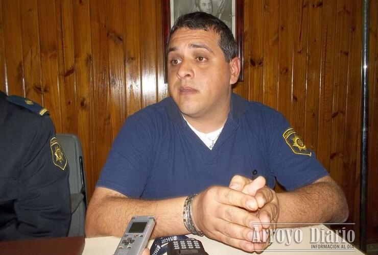 El Sub Comisario informó sobre el Operativo. Foto: Archivo Arroyo Diario