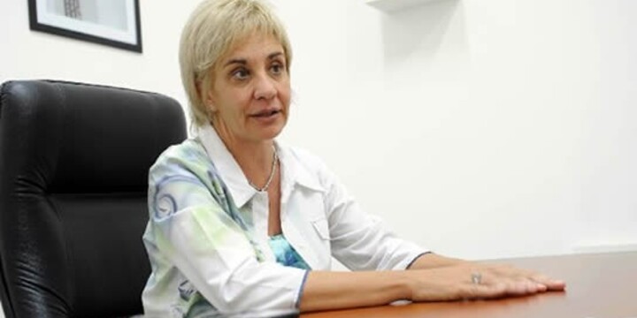 La ahora ex ministra de Educación, Letizia Mengarelli