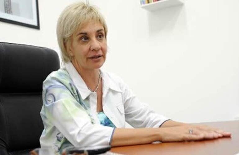La ahora ex ministra de Educación, Letizia Mengarelli